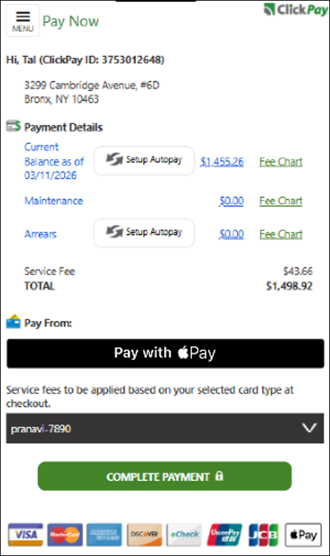 LOFT Payments: New Payments Portal with ClickPay