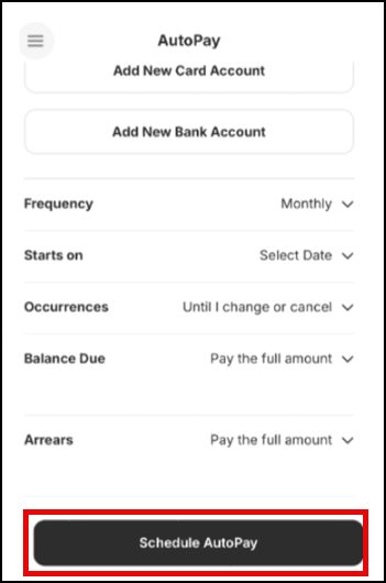 ClickPay: Set Up Automatic Payments